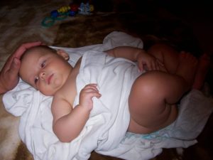 a csecsemő fürdetése után - e1fnelzs